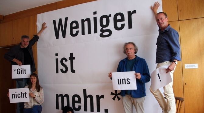 Die LTT-Macher wollen nicht weniger, sondern mehr bieten. Bei der Spielplanvorstellung von links: Michael Miensopust (Noch-Leite Die LTT-Macher wollen nicht weniger, sondern mehr bieten. Bei der Spielplanvorstellung von links: Michael Miensopust (Noch-Leite