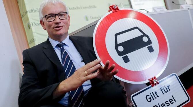 Deutschlands Diesel-Jäger Nummer eins: Jürgen Resch, Geschäftsführer der Deutschen Umwelthilfe. Foto: Kay Nietfeld