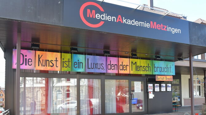 Die Medienakademie Metzingen bereichert das kulturelle Leben der Stadt. FOTO: MEY Die Medienakademie Metzingen bereichert das kulturelle Leben der Stadt. FOTO: MEY