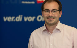 Benjamin Stein, Bezirksgeschäftsführer von Verdi in Reutlingen. FOTO: TRINKHAUS