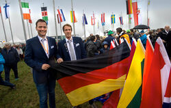 Auf Florian Sander (links) und Sebastian Murkowski ruhen die deutschen Hoffnungen.  FOTO: TRINKHAUS
