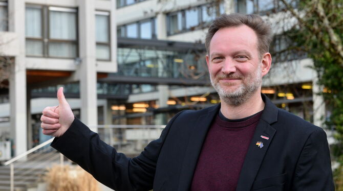 Andreas Zimmermann will aus seinen Hobby Politik einen Beruf machen.  FOTO: NIETHAMMER