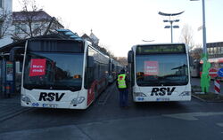 Die Gewerkschaft Verdi fordert eine Erhöhung des Stundenlohnes der Busfahrer um 5,8 Prozent.