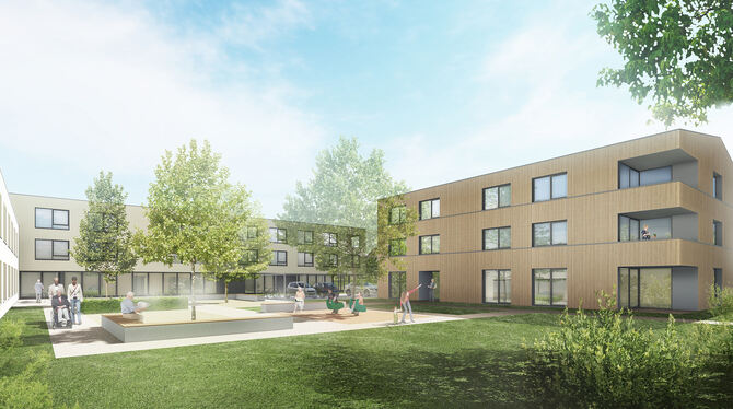 Mit Innenhof und Mehrzweckraum für Begegnungen und natürlich alles barrierefrei. So soll Sonnenbühls Seniorenzentrum in Willmand