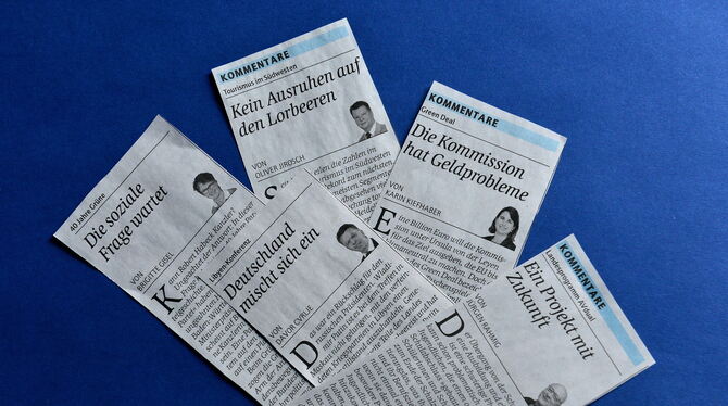 Die GEA-Kommentare werden von anderen Medien oft zitiert.  FOTO: GEA