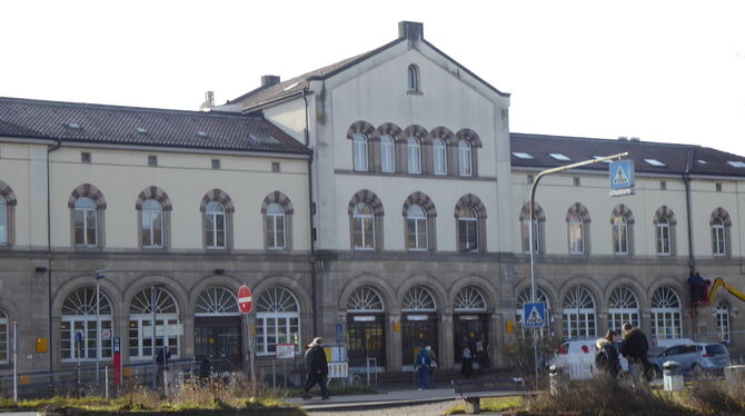 Der Tübinger Hauptbahnhof.