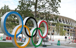 Das Olympiastadion ist fertig, aber kommt Olympia 2020 wirklich nach Tokio? FOTO: WITTERS