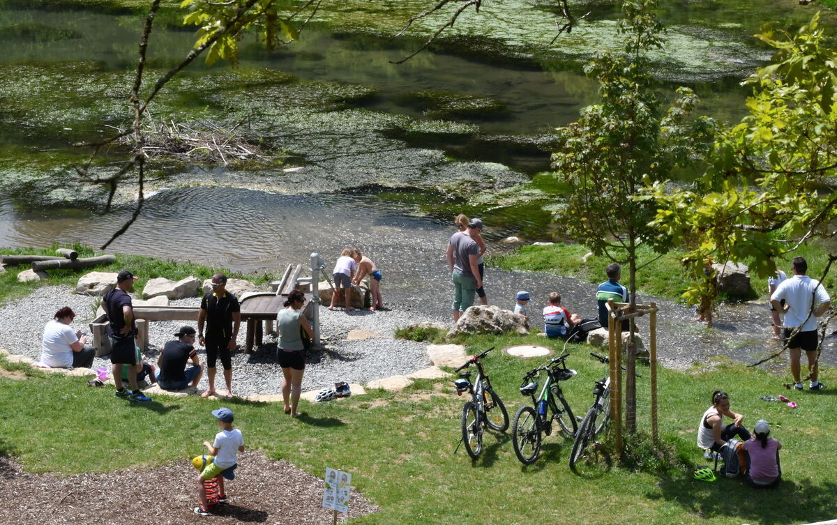 Vatertag am Lauchertsee bei Mägerkingen FOTO MEYER