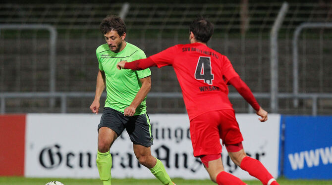 Verlässt den TSV Pliezhausen: Ex-Drittligaspieler Sven Schimmel.  FOTO: EIBNER