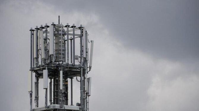 Ein Mobilfunkmast.