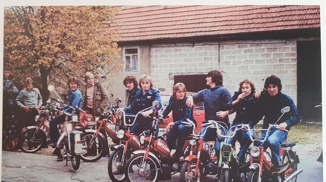 Mit Mofas ging es 1983 im MC Neufra los. FOTO: VEREIN
