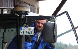 Michael Werner aus St. Johann hat sich seine Landwirtschaft selbst aufgebaut. 