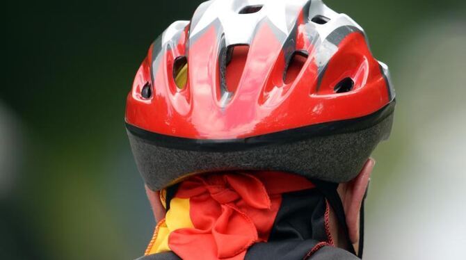Fahrradfahren mit Helm