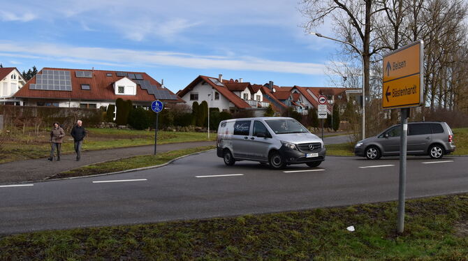 Die Ortsdurchfahrt Belsen.