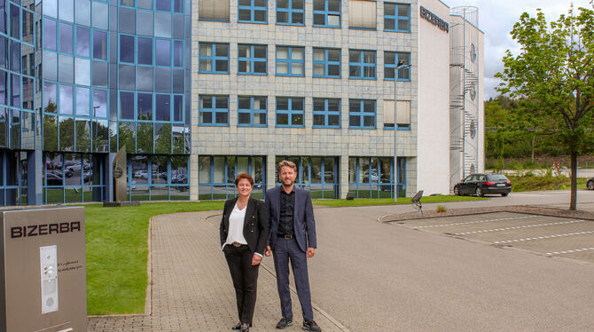 Die Geschwister Angela und Andreas Kraut lenken die Geschicke von Bizerba. FOTO: BIZERBA Die Geschwister Angela und Andreas Kraut lenken die Geschicke von Bizerba. FOTO: BIZERBA