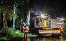 Aufräumarbeiten nach dem Sturm