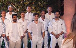 Lars Maucher (obere Reihe Mitte) aus Zainingen ist Kandidat bei "Die Bachelorette" des TV-Senders RTL.
