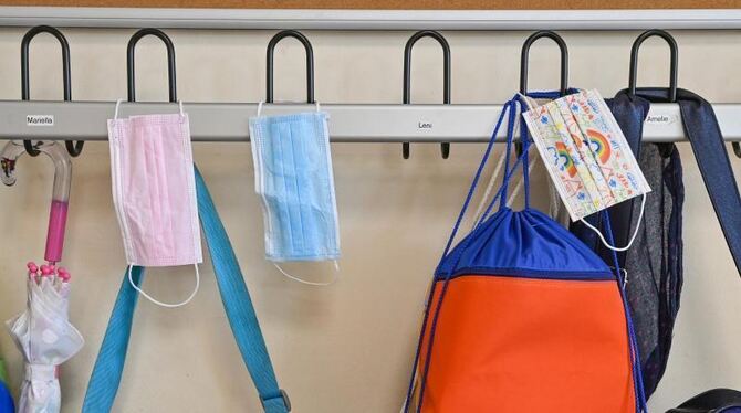 Masken in Grundschule