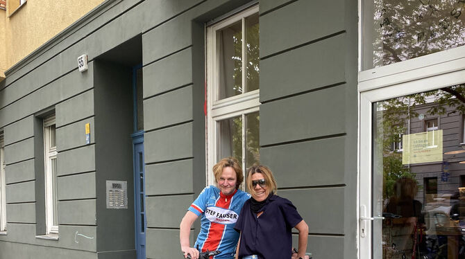 Dietmar Götz und Stefanie Fauser. Offensichtlich haben sie noch Rohmaterial. FOTOS: PRIVAT Dietmar Götz und Stefanie Fauser. Offensichtlich haben sie noch Rohmaterial. FOTOS: PRIVAT