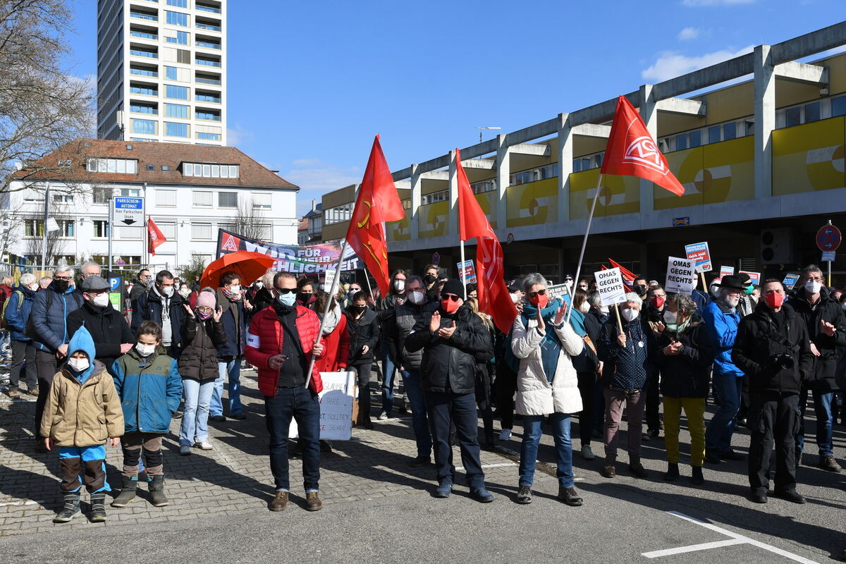 Protest gegen den AfD Aktionstag