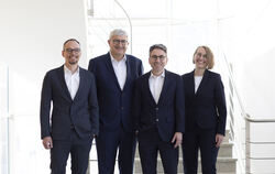 Uwe Buckenmaier, Fritz Fink, Michael Jetter und Kathrin Gerstenecker (von links).