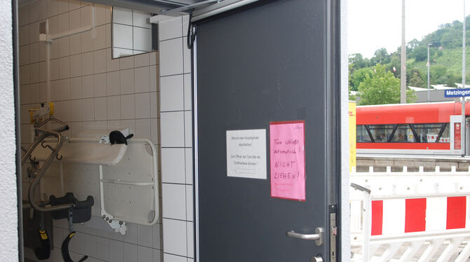 Die »Toilette für alle« am Bahnhof.