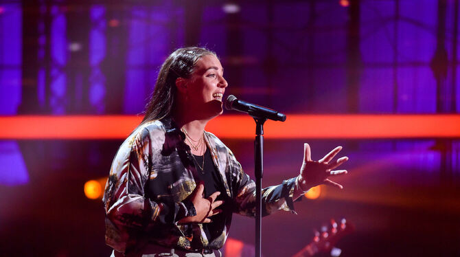 Bella Robin aus Dußlingen überzeugte bei »The Voice og Germany« mit Stimmgewalt und Gefühl.