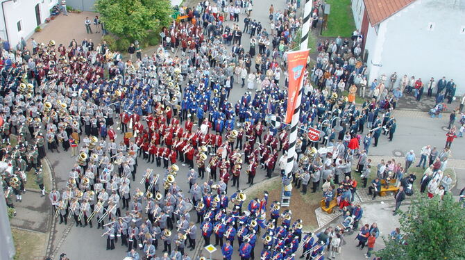Die Musikkapelle Feldhausen-Harthausen richtet 2023 das Kreismusikfest im Landkreis Sigmaringen aus. FOTO: VEREIN Die Musikkapelle Feldhausen-Harthausen richtet 2023 das Kreismusikfest im Landkreis Sigmaringen aus. FOTO: VEREIN