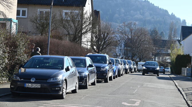 In diesem Teil der Mozartstraße kann mit Blick auf den Georgenberg noch kostenlos geparkt werden, was viele Autofahrer auch tun. In diesem Teil der Mozartstraße kann mit Blick auf den Georgenberg noch kostenlos geparkt werden, was viele Autofahrer auch tun.