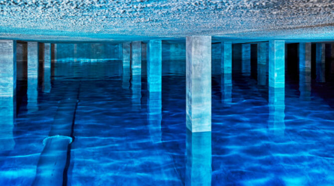 Das Herz der Tübinger Wasserversorgung: Im Wassermischbehälter Sand werden bis zu 6,6 Millionen Liter Wasser gespeichert.  FOTO: