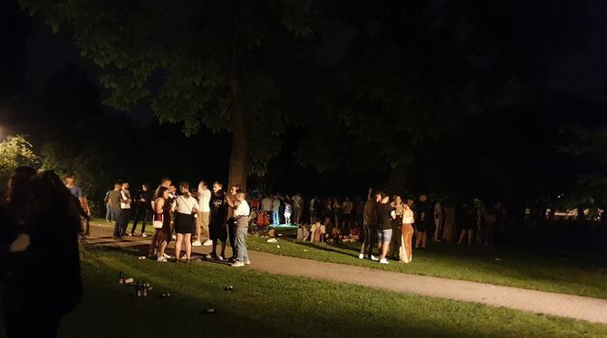 Nicht selten finden Partys im Alten Botanischen Garten statt. Und nicht immer geht es dabei friedlich zu. FOTO: SCHITZ Nicht selten finden Partys im Alten Botanischen Garten statt. Und nicht immer geht es dabei friedlich zu. FOTO: SCHITZ