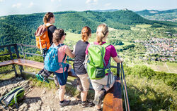 Tolle Ausblicke: Das Wegenetz der Hochgehberge wendet sich an Wanderer ohne Höhenangst.  FOTO: HAMMER/HOCHGEHBERGE