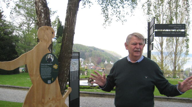 Dominik Gügel, Direktor des Napoleonmuseums Arenenberg Thurgau. Dominik Gügel, Direktor des Napoleonmuseums Arenenberg Thurgau.