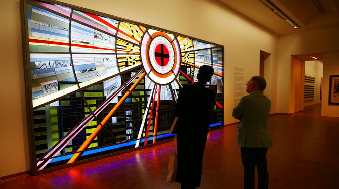 Kunst Ukraine Museum Ludwig Symbolbild eines Kulturkampfes: »Zusammengesetzt (Tesselated)« der ukrainischen Künstlerin Daria Koltsova.