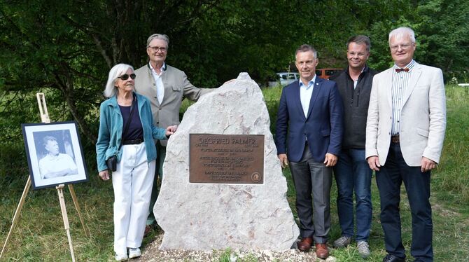 Ingeborg Palmer (links), Konstantin von Teuffel, Max Reger, Christoph Zink und Franz- Josef Risse. FOTO: SCHUMACHER