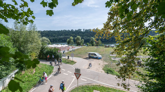 Baggersee GEA-mobil Das GEA-Mobil war am Mittwoch vor Ort am Kirchentellinsfurter Baggersee. Hier gibt's Streit zwischen Pächtern und Eigentümern.