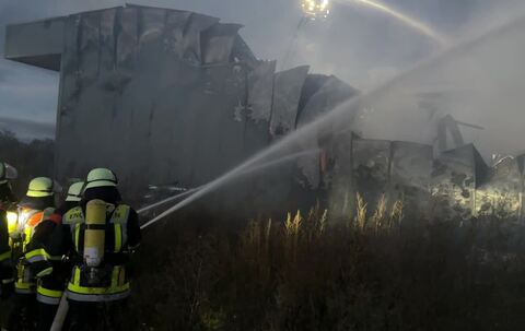 Großbrand in Maschinenbaufirma auf der Haid