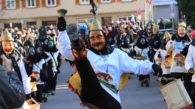 Die Beine hoch an der Fasnet.