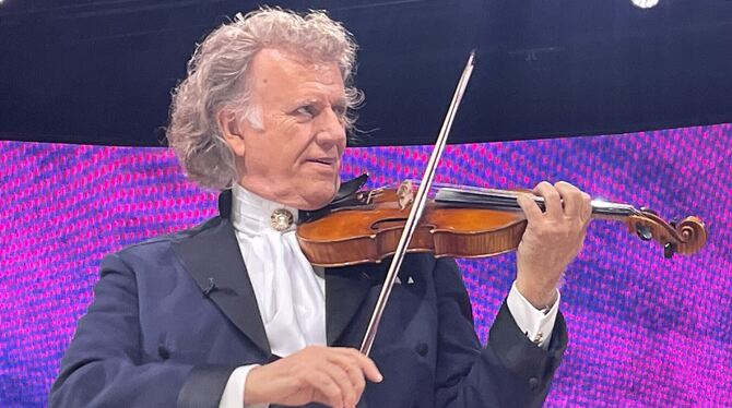 Der weltbekannte Geiger André Rieu überzeugte mit seiner musikalischen Leistung.
