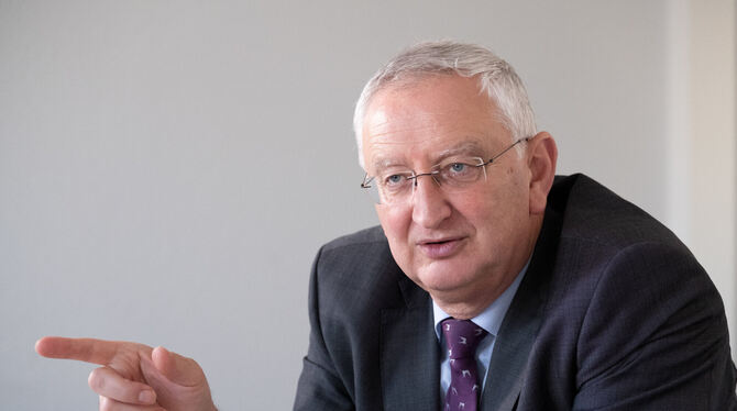 Peter Schneider, Präsident des Sparkassenverbands Baden-Württemberg.