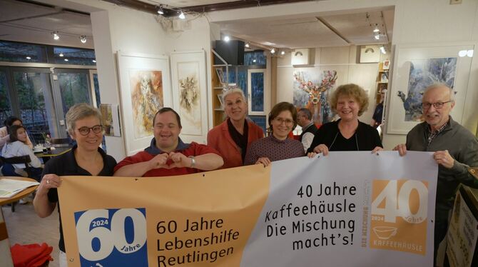 Dieses Jahr wird ein ganz großes für Lebenshilfe (60 Jahre) und Kaffeehäusle (40 Jahre) – es soll ausgiebig gefeiert werden, wie