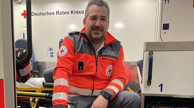 Das Eninger DRK ist für Timo Merz seitdem er zwölf ist, ein fester Bestandteil seines Lebens.
