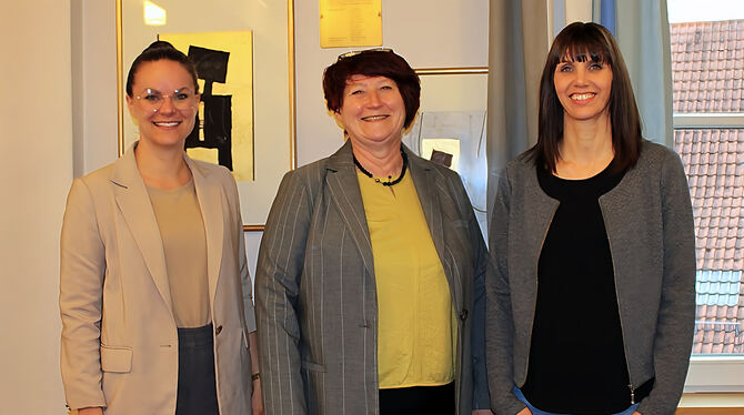 Stellten das Konzept vor (von links): Monika Mayer, Susann Herzog, Karen Hafner.
