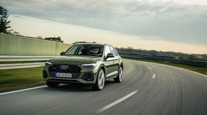 Sportlich und dynamisch unterwegs mit dem Audi Q5. FOTOS: PR Sportlich und dynamisch unterwegs mit dem Audi Q5. FOTOS: PR