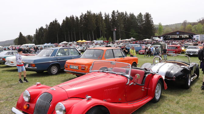 Oldtimerfest Beim diesjährigen Oldtimerfest auf dem Eisberg war ein Rekord bei Besucher- und Ausstellerzahlen zu verzeichnen.