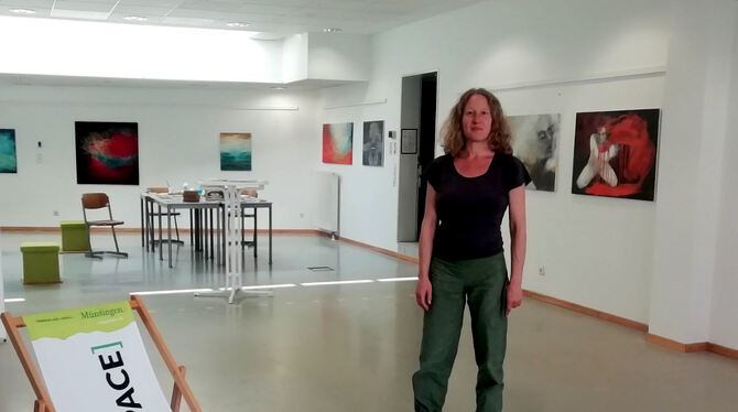 Tanja Robisch im Kultspace.  FOTO: STADT