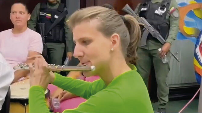 Katharina Maichle Das Flötespielen hat Katharina Maichle auch im Gefängnis Kraft gegeben,