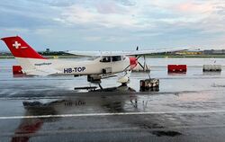 Markus Duwe, Vertragspartner des Reutlinger Hagelflieger-Vereins, ist es gelungen diese Cessna 182 als Ersatz für den gecrashten