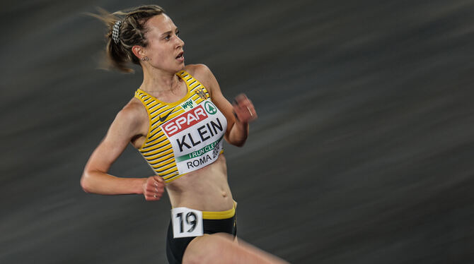 EM Hanna Klein von der LAV Tübingen ist nach einem Achillessehnen-Anriss und halbjähriger Pause wieder in Form.