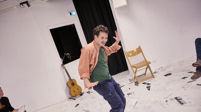 All das Schöne, LTT, Theater, Jonas Hellenkemper Jonas Hellenkemper in »All das Schöne« am LTT.